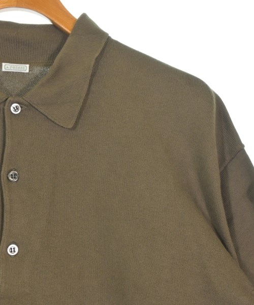 A.PRESSE（アプレッセ）ニット・セーター カーキ サイズ:3(L位) メンズ/2200666907073