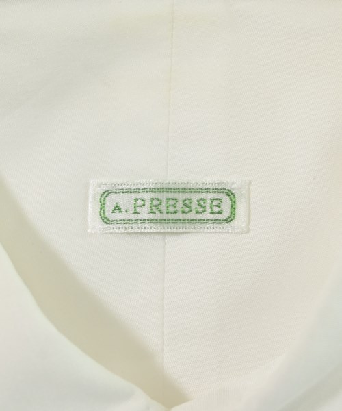 A.PRESSE（アプレッセ）カジュアルシャツ 白 サイズ:3(XXL位) メンズ/2200735596016