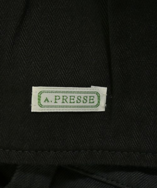 A.PRESSE（アプレッセ）チノパン 黒 サイズ:1(S位) メンズ/2200735990036