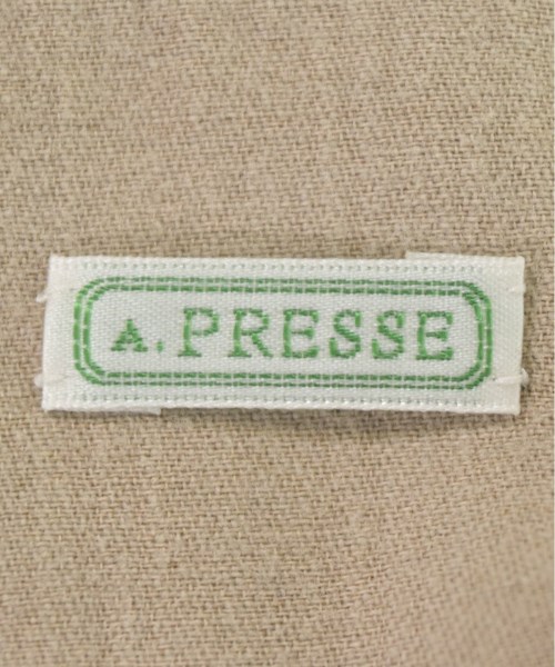 A.PRESSE（アプレッセ）カジュアルシャツ ベージュ サイズ:2(M位) メンズ/2200736762038