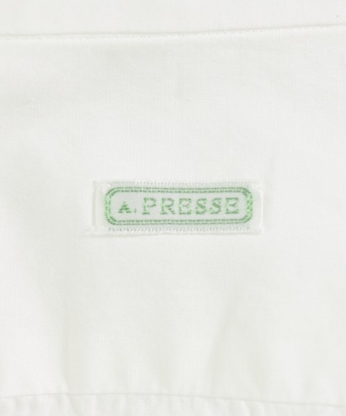 A.PRESSE（アプレッセ）カジュアルシャツ 白 サイズ:2(M位) メンズ/2200736762045