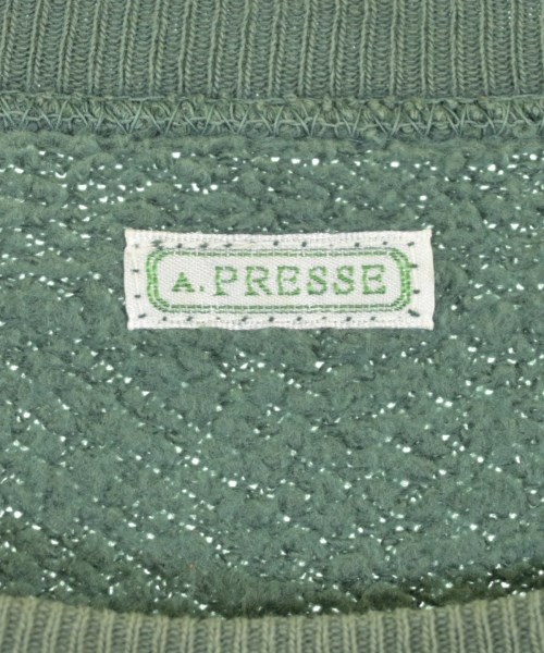 A.PRESSE（アプレッセ）スウェット 緑 サイズ:3(L位) メンズ/2200737342055