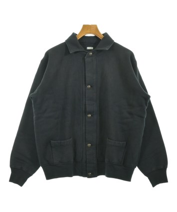 美品 A.PRESSE アプレッセ リネンカバーオール ジャケット 黒 3 A.PRESSE（アプレッセ）カバーオール 紺 サイズ:2(M位) メンズ