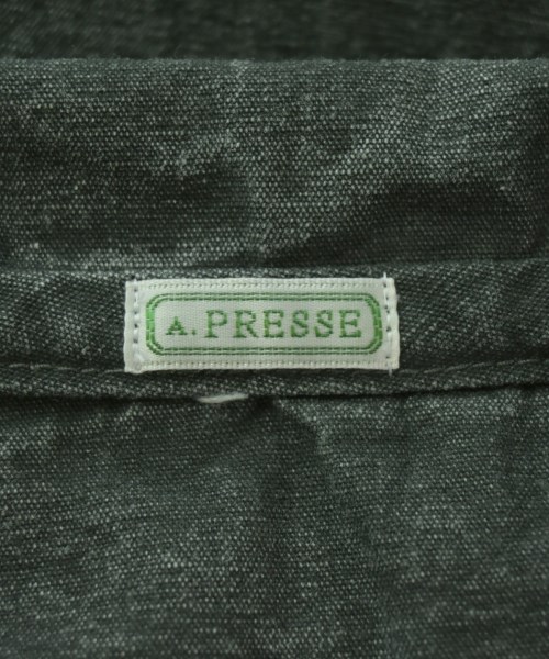 A.PRESSE（アプレッセ）カジュアルシャツ グレー サイズ:2(M位) メンズ/2200725504069