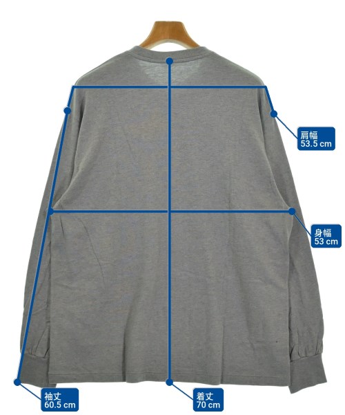 A.PRESSE（アプレッセ）Tシャツ・カットソー グレー サイズ:1(S位) メンズ/2200727062024