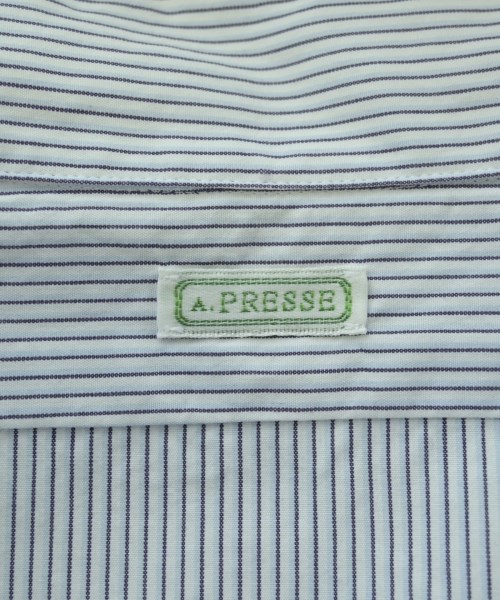 A.PRESSE（アプレッセ）カジュアルシャツ 白 サイズ:3(L位) メンズ/2200688213015