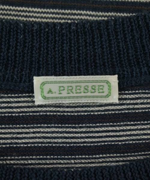 A.PRESSE（アプレッセ）Tシャツ・カットソー 紺 サイズ:3(L位) メンズ/2200688213022