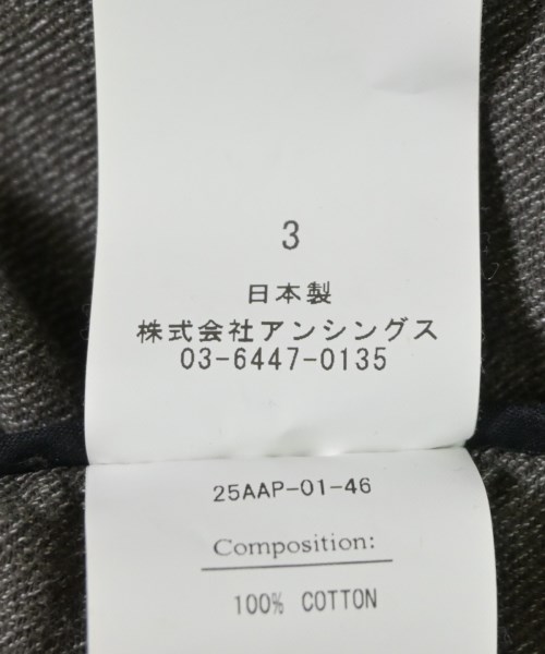 A.PRESSE（アプレッセ）その他 グレー サイズ:3(L位) メンズ/2200686669050