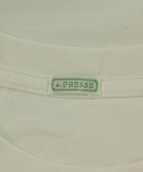A.PRESSE（アプレッセ）Tシャツ・カットソー 白 サイズ:4(XL位) メンズ/2200686765196
