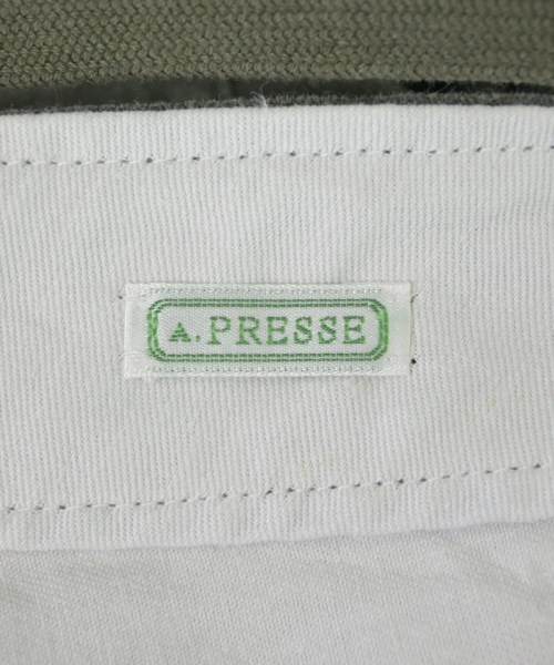 A.PRESSE（アプレッセ）ショートパンツ カーキ サイズ:3(L位) メンズ/2200686765363