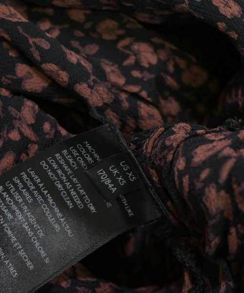 Anthropologie（アンソロポロジー）ブラウス 黒 サイズ:XS レディース/2200680804136