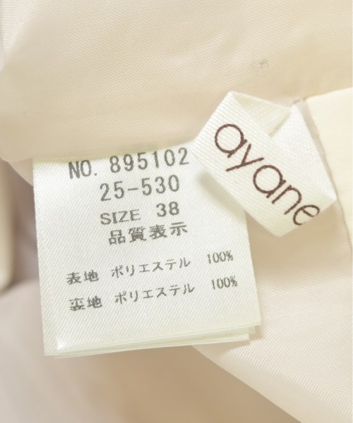 ayane（アヤン）ワンピース 白 サイズ:38(M位) レディース/2200669781380