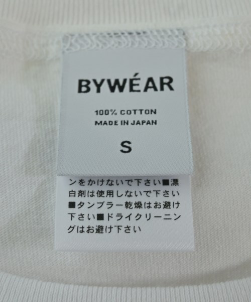 BYWEAR（バイウェア）Tシャツ・カットソー 白 サイズ:S メンズ/2200711432086