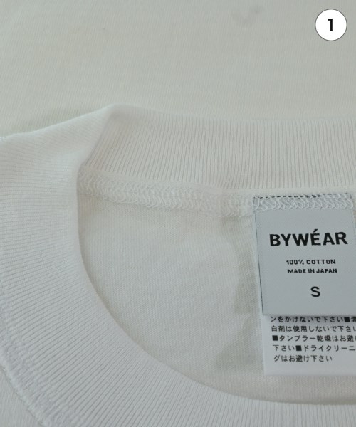 BYWEAR（バイウェア）Tシャツ・カットソー 白 サイズ:S メンズ/2200711432086