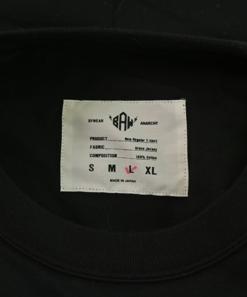BYWEAR（バイウェア）Tシャツ・カットソー 黒 サイズ:L メンズ/2200649186242