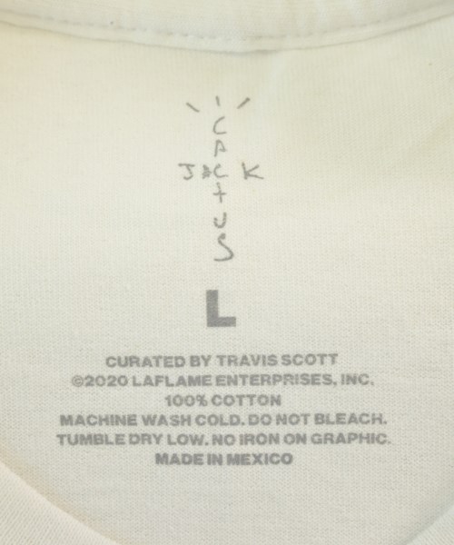 Cactus Jack（カクタスジャック）Tシャツ・カットソー 白 サイズ:L メンズ/2200699517034