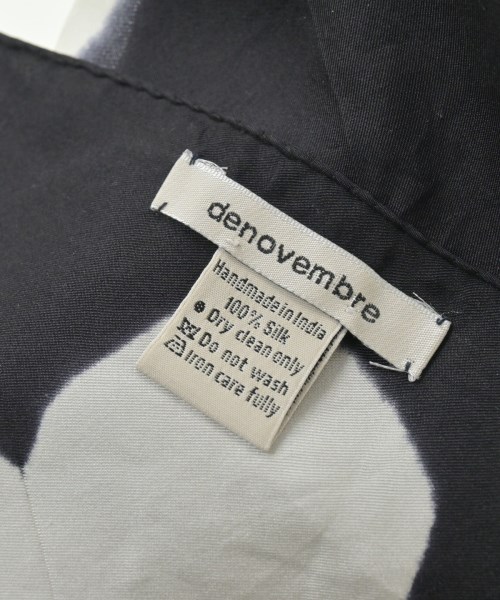 denovembre（デノヴェンブレ）ストール 黒 サイズ:- レディース/2200654128015