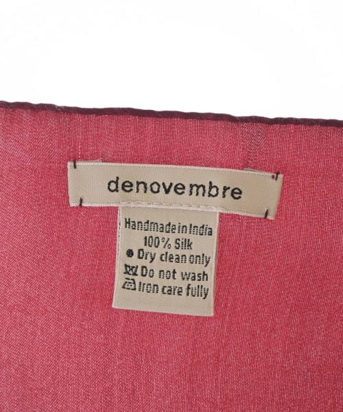 denovembre（デノヴェンブレ）バンダナ・スカーフ その他（柄物・カラフル） サイズ:- レディース/2200727017109