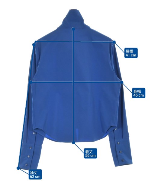 D-VEC（ディーベック）カジュアルシャツ 青 サイズ:1(S位) レディース/2200637622110