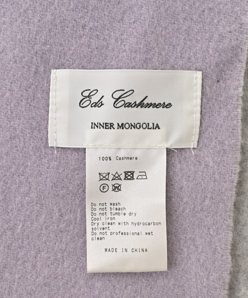 Eds Cashmere（イーディーエスカシミア）マフラー グレー サイズ:- レディース/2200678925324