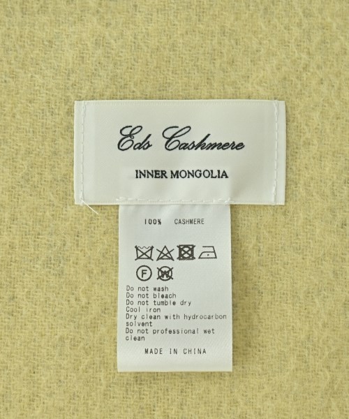 Eds Cashmere（イーディーエスカシミア）ストール 黄 サイズ:- レディース/2200660619156