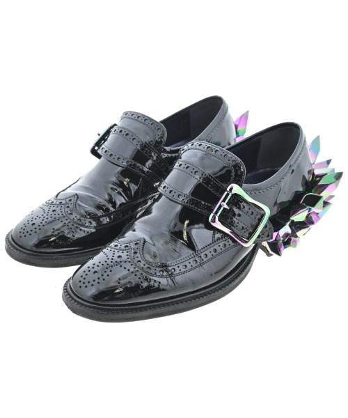 ha | za | ma(ハザマ)ドレスシューズ/ローファー 黒 サイズ:23.5cm/2200663430079