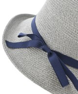 ISHIDASEIBOU（イシダセイボウ）ストローハット グレー サイズ:S レディース/2200626533069