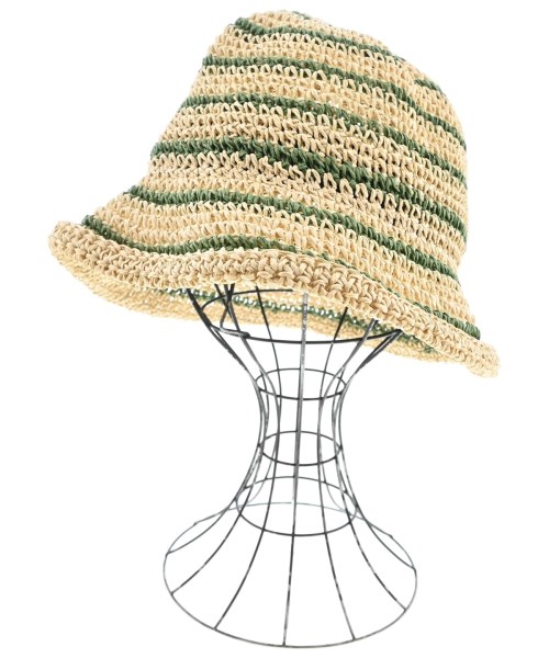 ISHIDASEIBOU(イシダセイボウ)ストローハット ベージュ サイズ:M/2200676225082