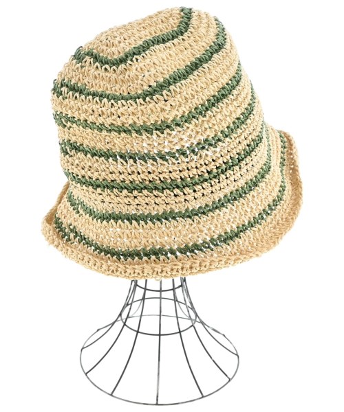 ISHIDASEIBOU（イシダセイボウ）ストローハット ベージュ サイズ:M レディース/2200676225082