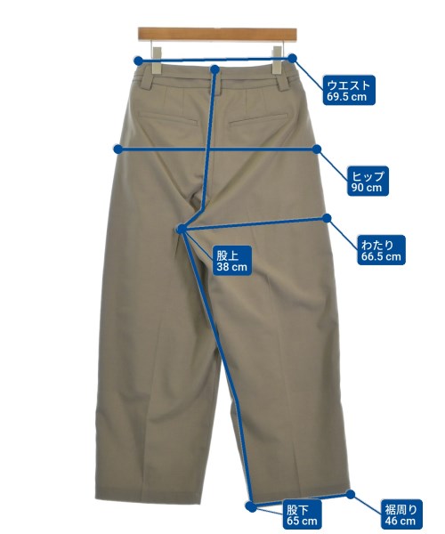 JOICEADDED（ジョイスアディッド）スラックス グレー サイズ:1(S位) レディース/2200635256034