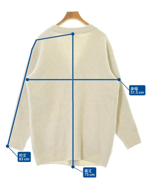 JOICEADDED（ジョイスアディッド）カーディガン 白 サイズ:F レディース/2200643799028