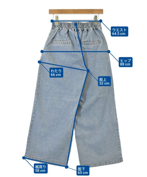 la defees（ラディフィーズ）デニムパンツ 青 サイズ:2(M位) レディース/2200618392032