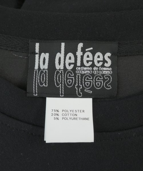 la defees（ラディフィーズ）Tシャツ・カットソー 黒 サイズ:2(M位) レディース/2200705461481