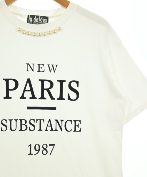 la defees（ラディフィーズ）Tシャツ・カットソー 白 サイズ:2(M位) レディース/2200732792183