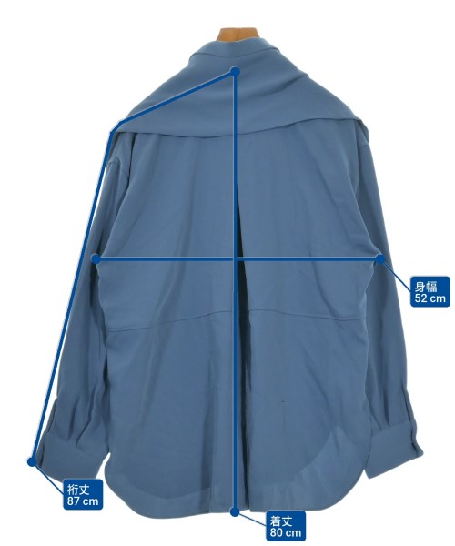 LiNoH（リノー）カジュアルシャツ 青 サイズ:2(M位) メンズ/2200645028041