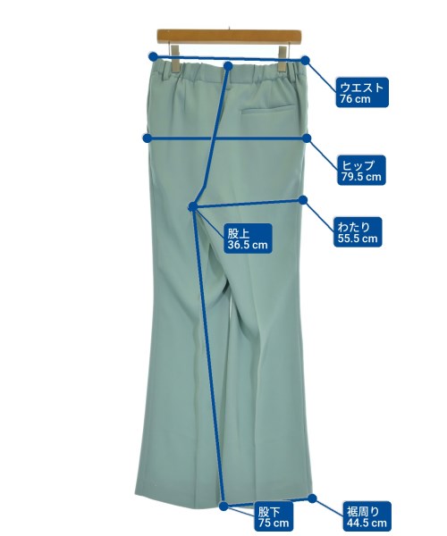 LiNoH（リノー）スラックス 緑 サイズ:2(M位) メンズ/2200642200068