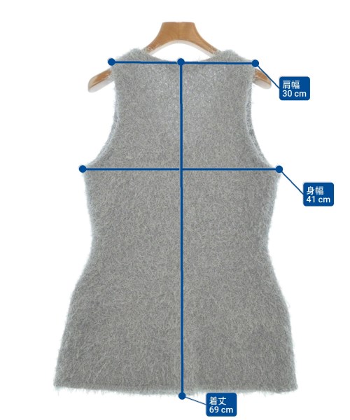 MIESROHE（ミースロエ）ベスト グレー サイズ:F レディース/2200636572102