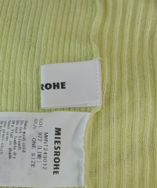 MIESROHE（ミースロエ）ニット・セーター 緑 サイズ:ONE レディース/2200619598068