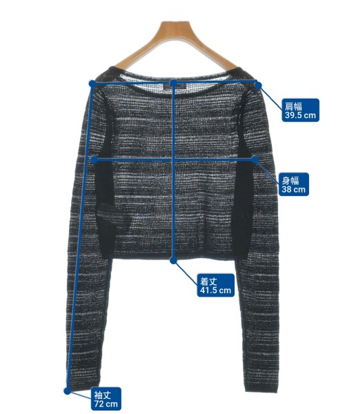 MIESROHE（ミースロエ）Tシャツ・カットソー 黒 サイズ:ONE レディース/2200618968183