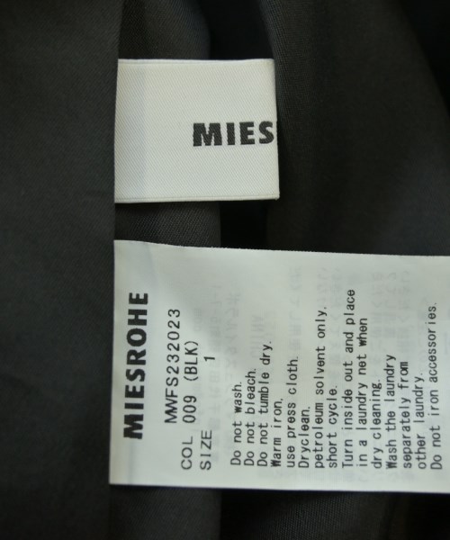 MIESROHE（ミースロエ）ロング・マキシ丈スカート 黒 サイズ:1(S位) レディース/2200616962039