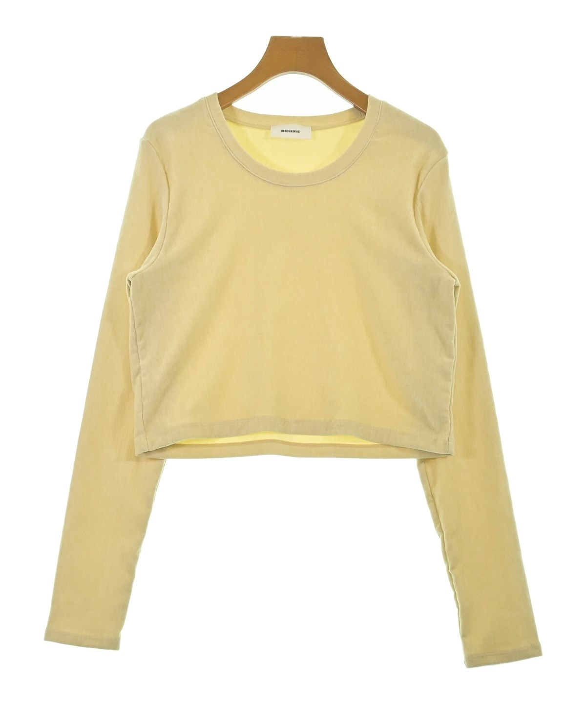 MIESROHE（ミースロエ）Tシャツ・カットソー 黄 サイズ:ONE レディース 