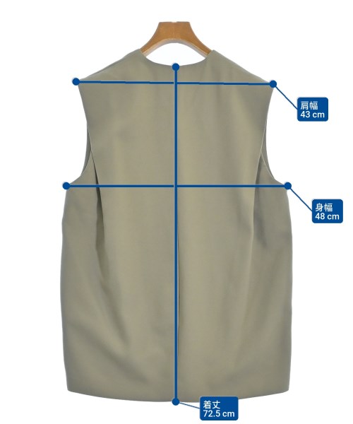 MIESROHE（ミースロエ）ベスト カーキ サイズ:ONE レディース/2200646225135