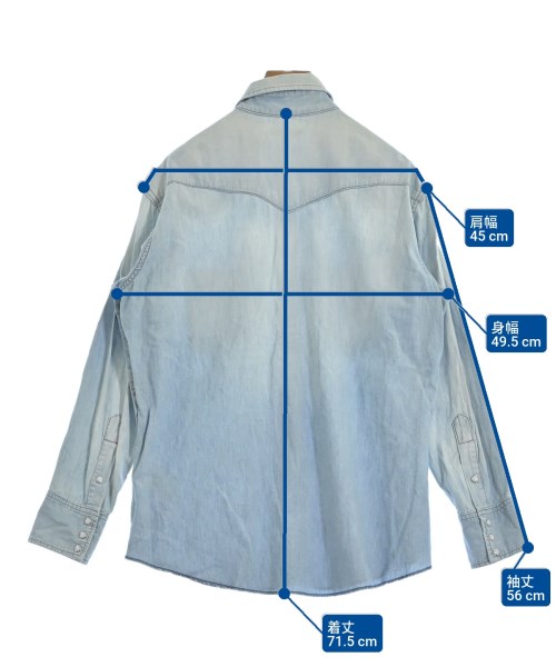 My weakness（マイ ウィークネス）カジュアルシャツ 青 サイズ:M レディース/2200654796023