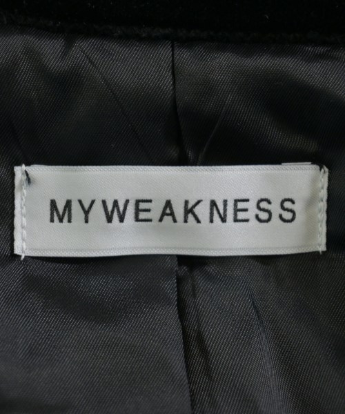 My weakness（マイ ウィークネス）カジュアルジャケット 黒 サイズ:F レディース/2200648854012