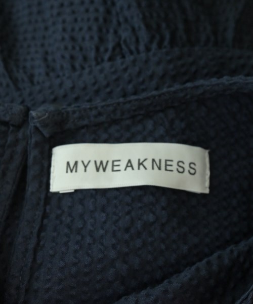My weakness（マイ ウィークネス）ブラウス 紺 サイズ:F レディース/2200680374134