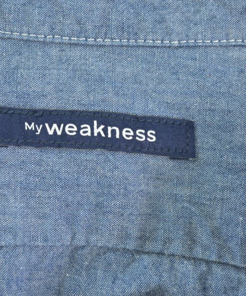 My weakness（マイ ウィークネス）カジュアルシャツ 紺 サイズ:M レディース/2200692447123