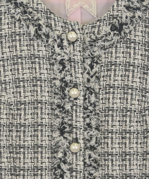 Rose Tiara（ローズティアラ）カジュアルジャケット 黒 サイズ:42(L位) レディース/2200627873096