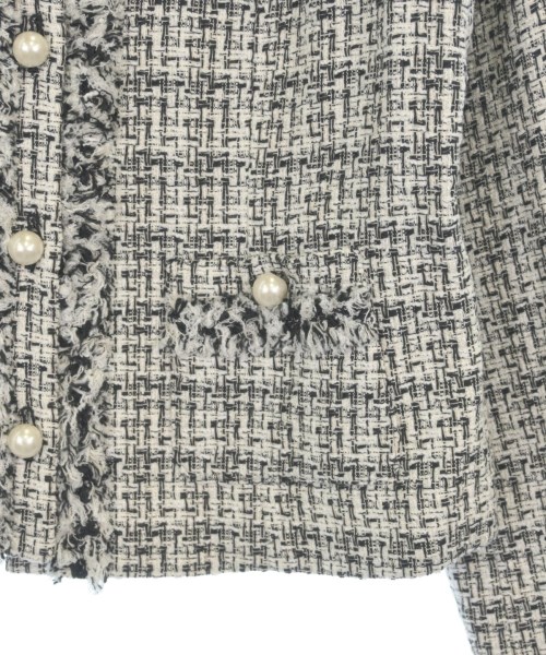 Rose Tiara（ローズティアラ）カジュアルジャケット 黒 サイズ:42(L位) レディース/2200627873096