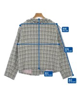 Rose Tiara（ローズティアラ）カジュアルジャケット 黒 サイズ:42(L位) レディース/2200627873096