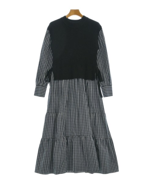 Rose Tiara(ローズティアラ)ワンピース 紺 サイズ:38(M位)/2200677448015